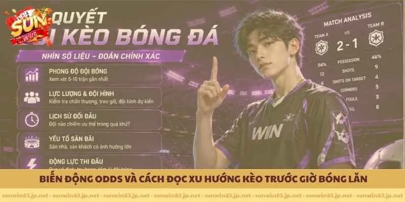 Biến động Odds và cách đọc xu hướng kèo trước giờ bóng lăn