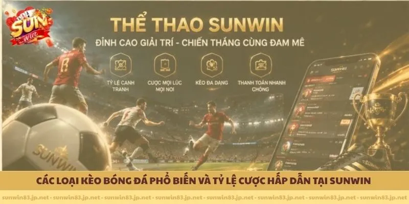           Các loại kèo bóng đá phổ biến và tỷ lệ cược hấp dẫn tại SUNWIN 